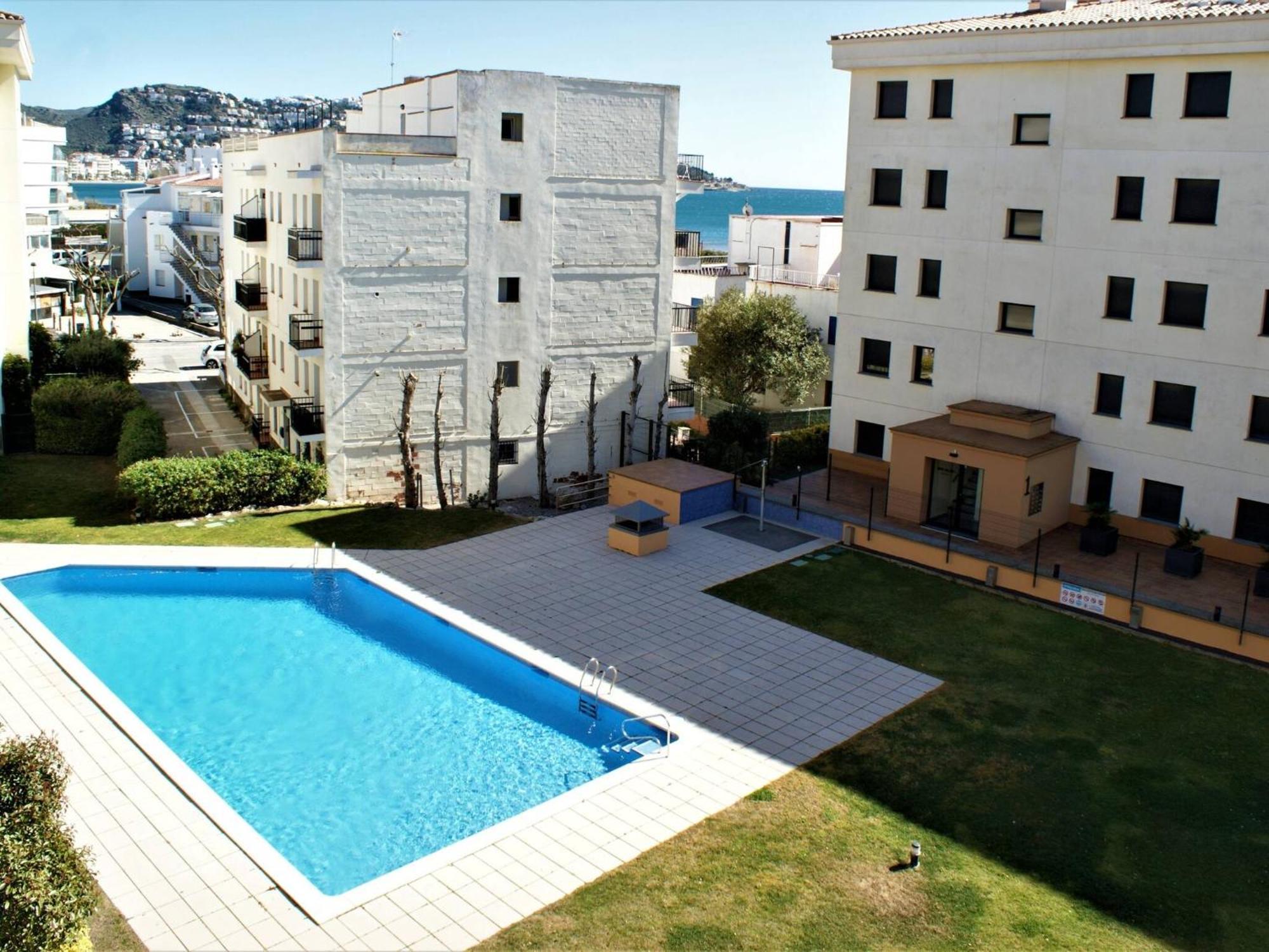 Apartamento En Roses A 2 Min De La Playa Con Vistas Al Mar Av-18 Жерона Екстер'єр фото